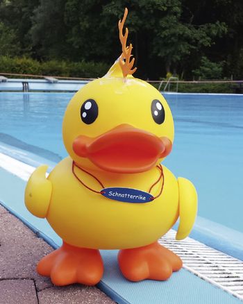 Schnatterrike Freibad Maskottchen