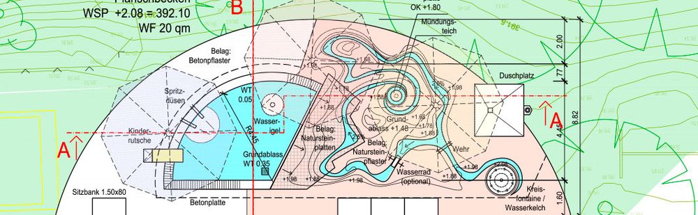 Planschbecken Sanierung des Freibads